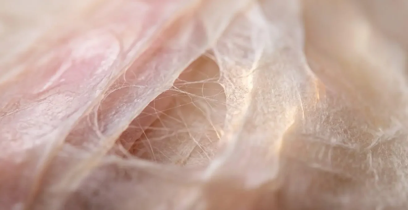 Représentation visuelle du processus de cicatrisation du tympan sur plusieurs semaines