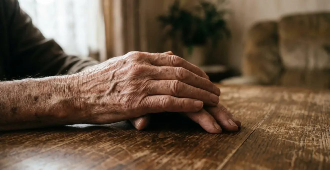 Évocation visuelle de l'isolement social et de son impact sur le bien-être des personnes âgées