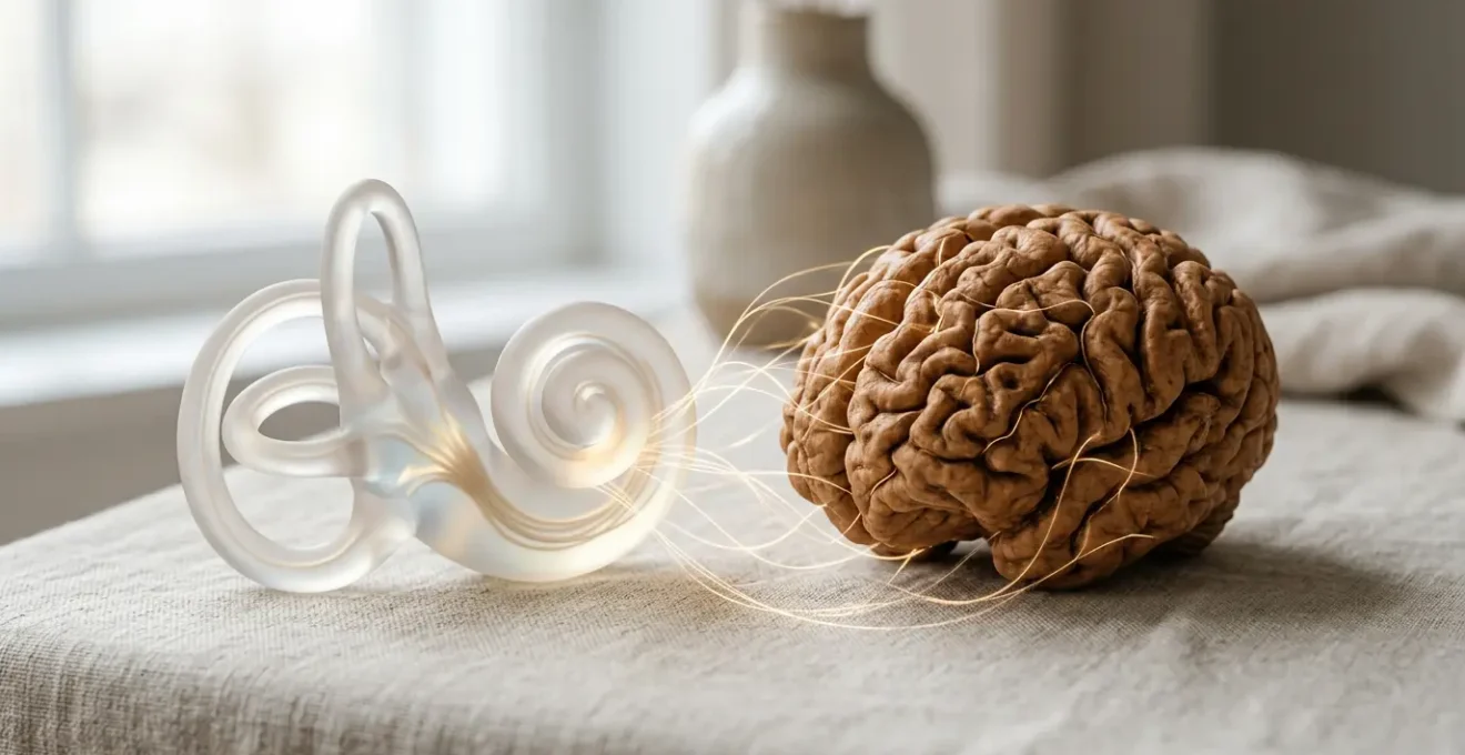 Représentation conceptuelle du lien entre l'audition et la santé cérébrale