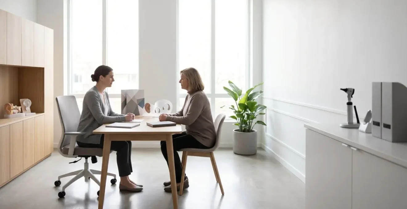 Consultation professionnelle pour la sélection d'appareils auditifs adaptés au mode de vie